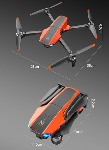 WESTN Drone With 6K Dual HD Camera - Foldable RC Quadcopter For Adults