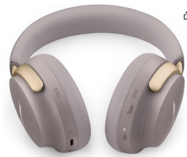 Bose QuietComfort Ultra Wireless Noise Cancelling Headphones with Mic, Sandstone - Limited Edition - Get it while it's hot!